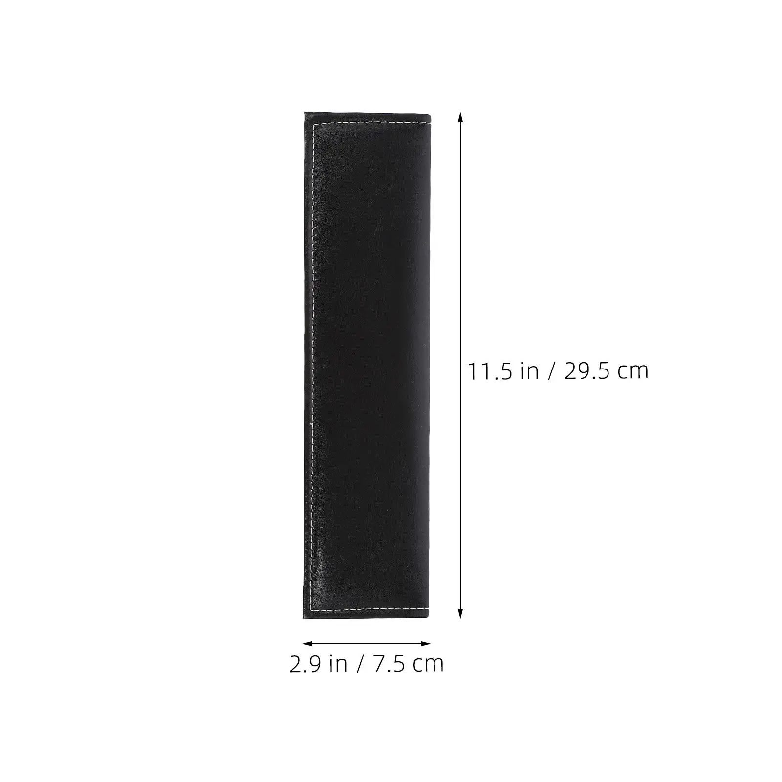 2Pcs Sleek Black Crystal Pattern PU Watch Case with Beige Lining Portable Single Watch Display Box for Men Women Travel