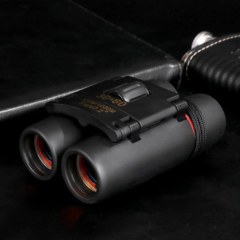 30×60 High Power HD Binocular Portable Outdoor Telescope Low Light Night Vision 126m/1000m Bird Watch Travel Camping Sightseeing