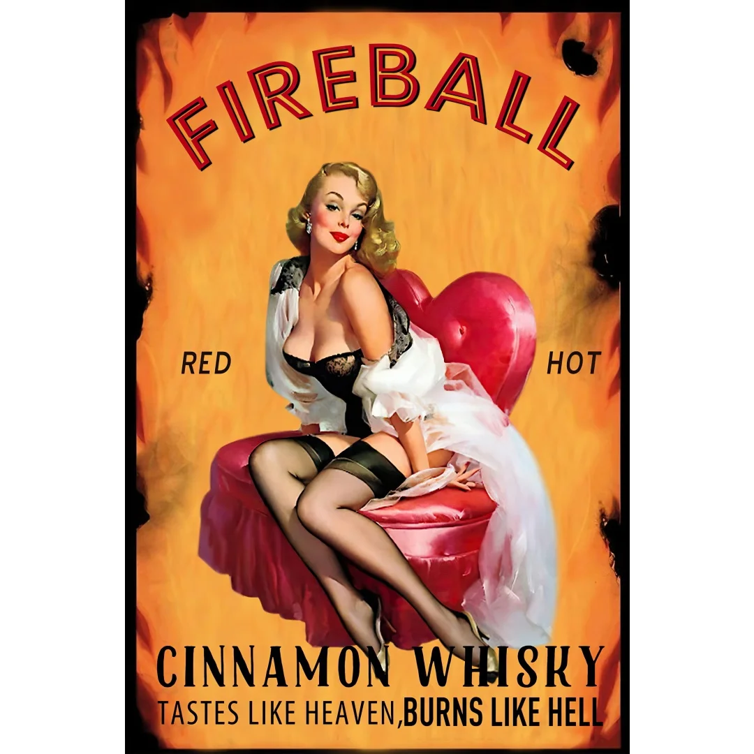 Cartel de chapa de Metal divertido Retro Vintage para mujer, Bar, Pub, Club, cafetería, hogar, restaurante, cocina, exterior, interior, decoración de pared navideña, póster artístico