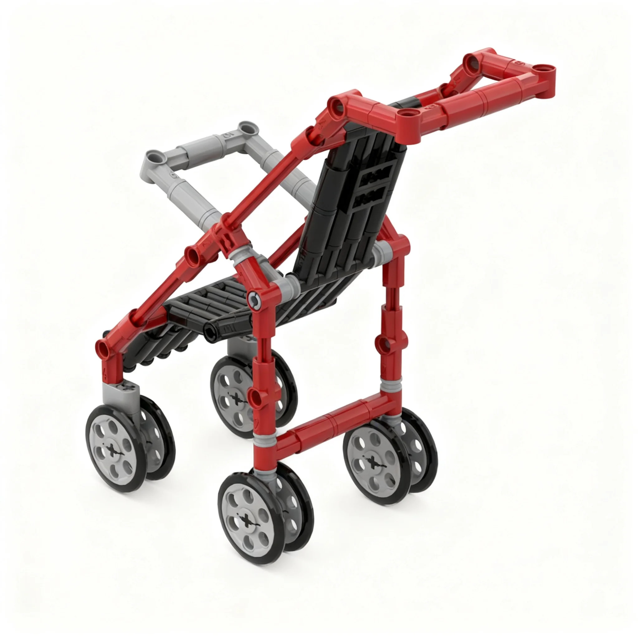 158pcs MOC Technical Stroller Model Christmas Gift Creative Collection Home Decor Desk Display Shelf Accent DIY