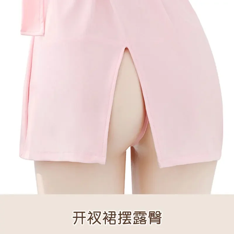 الحلو مثير ممرضة اللباس الحسية الملابس الداخلية امرأة ضيق حقيبة بحزام الورك تنورة الأخت الملكية ازياء تأثيري مستشفى موحدة إغراء