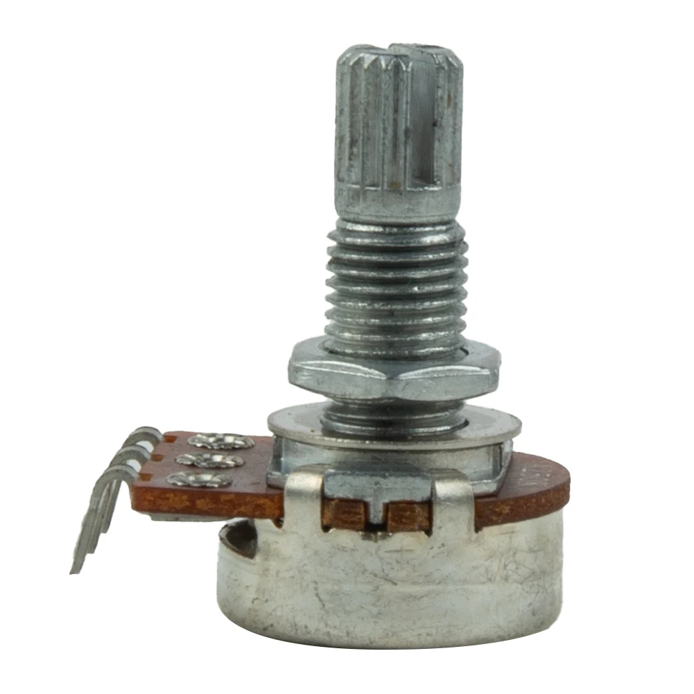 Guitar Potentiometer, 18mm Shaft Length, A250,B250,A500,B500K Volume or Tone, Perfect for Custom Wiring and Pickguard Mounting