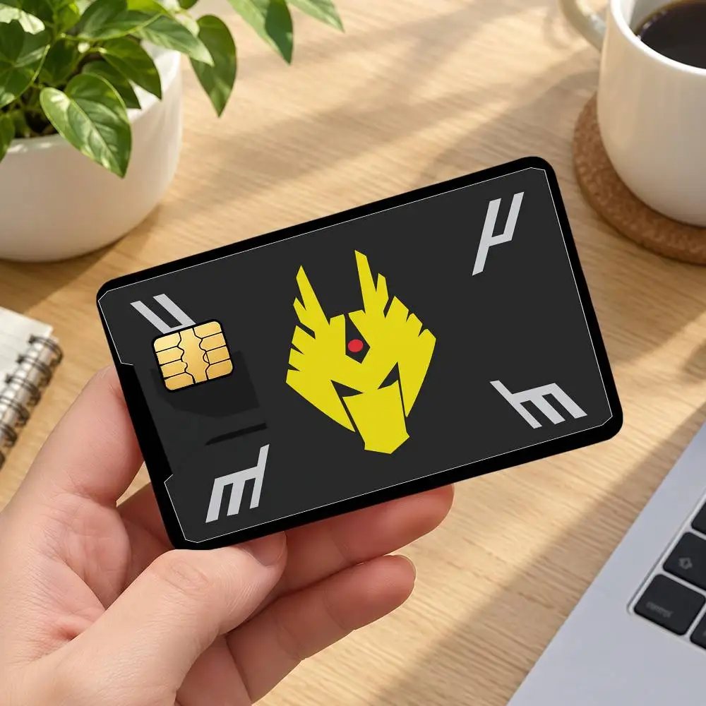 K-Kamen R-Rider Classic Anime Decorative Protective Stickers For Bank Debit Cards Bus And Metro Credit Cards Stickers