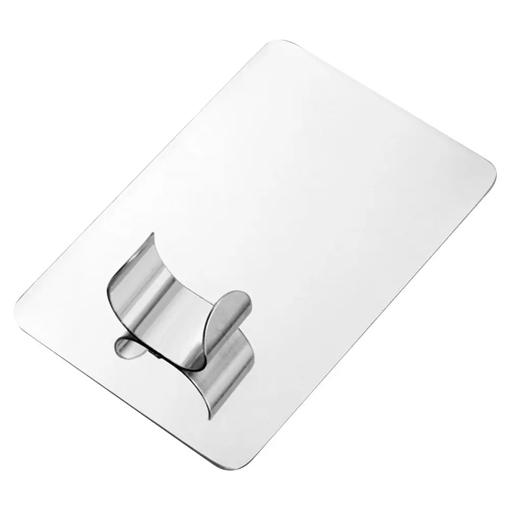 Finger Ring Nail Art Palette – Silver Stainless Steel Mixing Tray for Nail Polish, Manicure & DIY Makeup