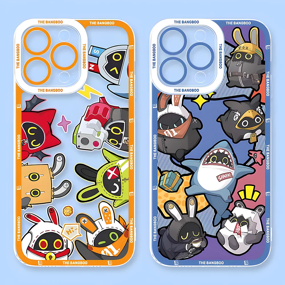 

Zenless Zone Zero Bangboo Phone Case for Xiaomi Mi 11 11T Poco F5 X7 X6 X5 M4 Pro NFC Lite Pro 4G 5G Transparent Soft TPU Cover