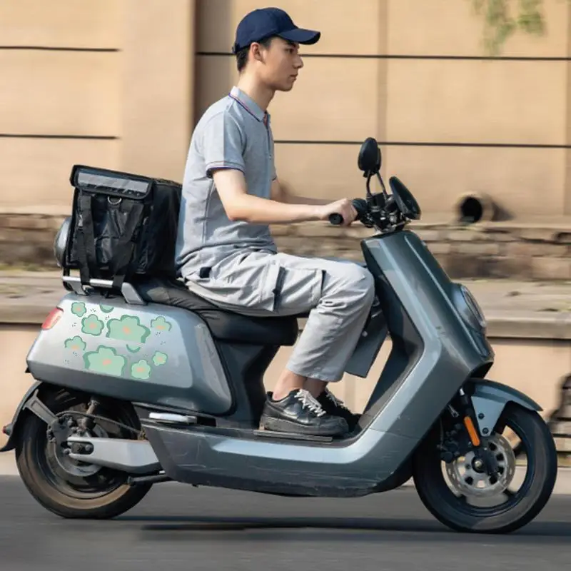 Flower Helmet Sticker Lovley DIY Decorate Car Styling And Decals Self Adhesive For Motorbike Motorcycle Motor Laptop Decal