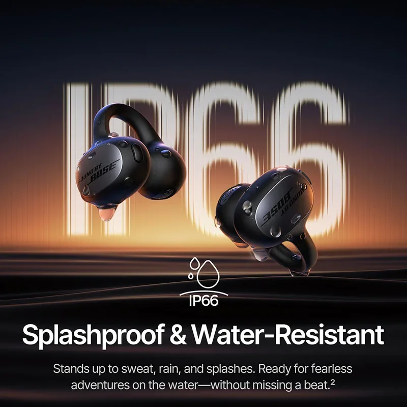 베이스어스 인스파이어 XC1 이어 클립 무선 이어버드 블루투스 6.1 하이 레졸루션 오픈 이어폰 귀걸이형 4-마이크 클립온 이어버드 보스 사운드