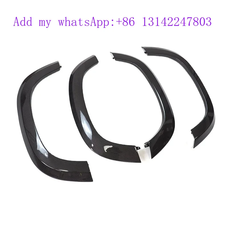 

Car Body Kit Upgrade Gloss Black Widen Wheel Arch Wheel Eyebrow for 2020-2022