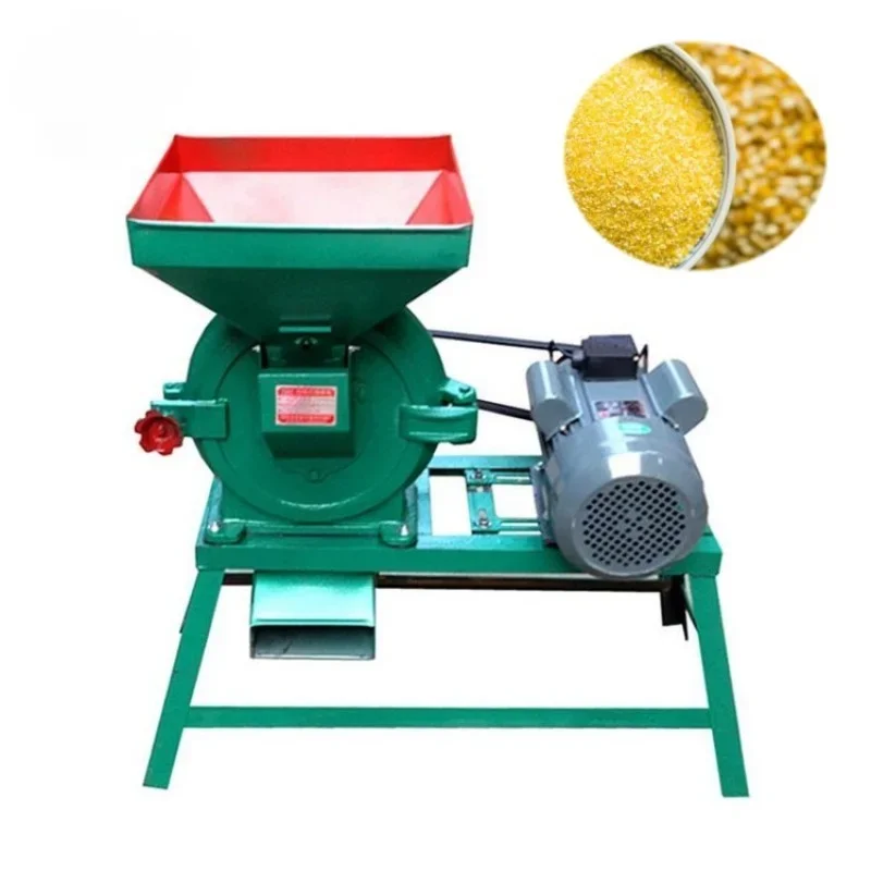 disk mill corn grinder machine small corn mill grinder for sale dry and wet grain grinder