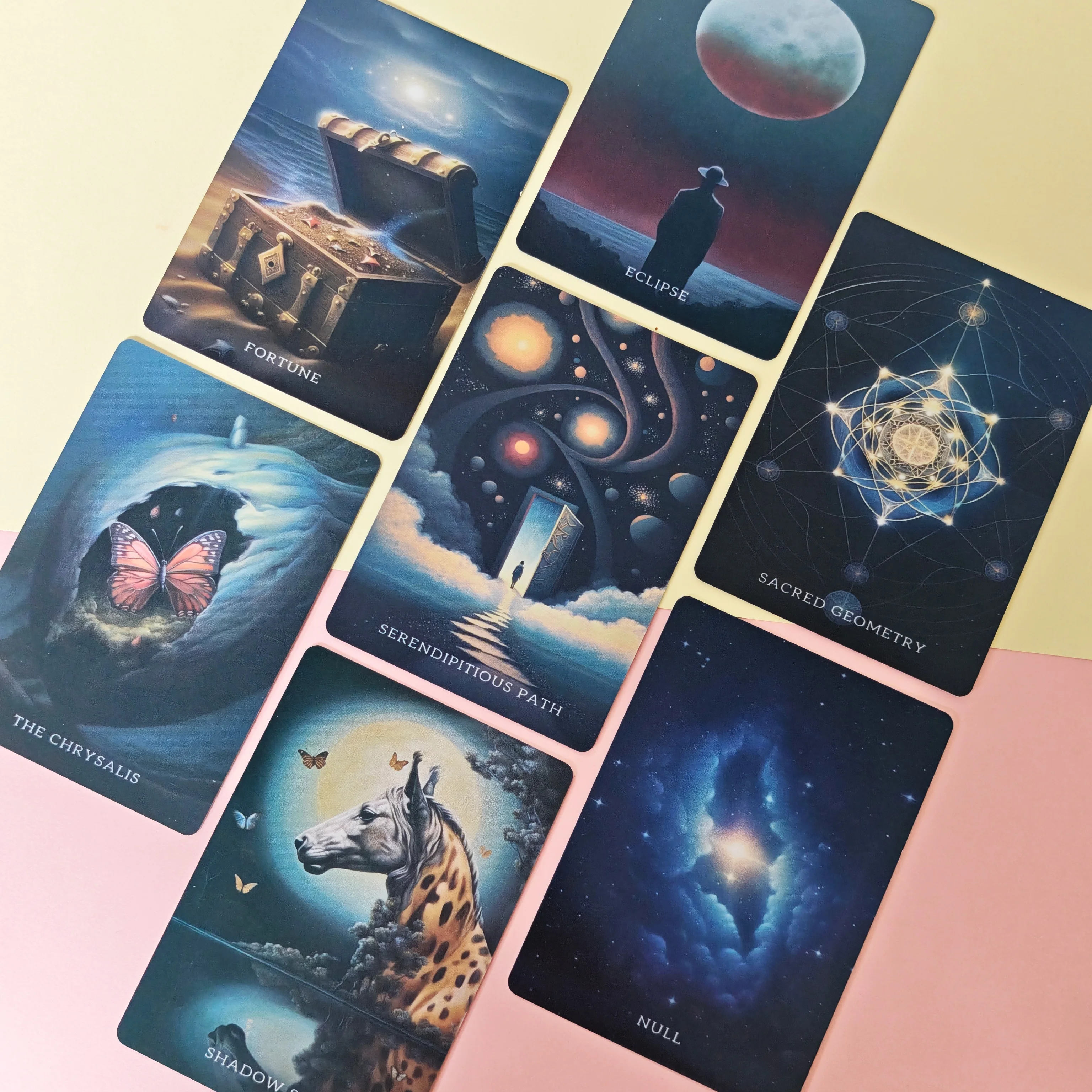 

Оракул космического мечтателя 10,4x7,3 см: завораживающая колода для 48-карт, которая приглашает вас, чтобы исследуть скрытые изменения Psyche