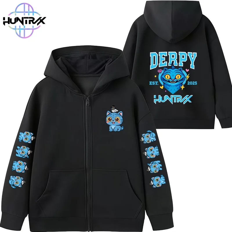 

Hot Kids Zip Up Sweatshirts Tiger Kpop Demon Hunters Hoodie Children Clothes Kid Girl Boy Sweatshirt Zipper Hoody Baby Top