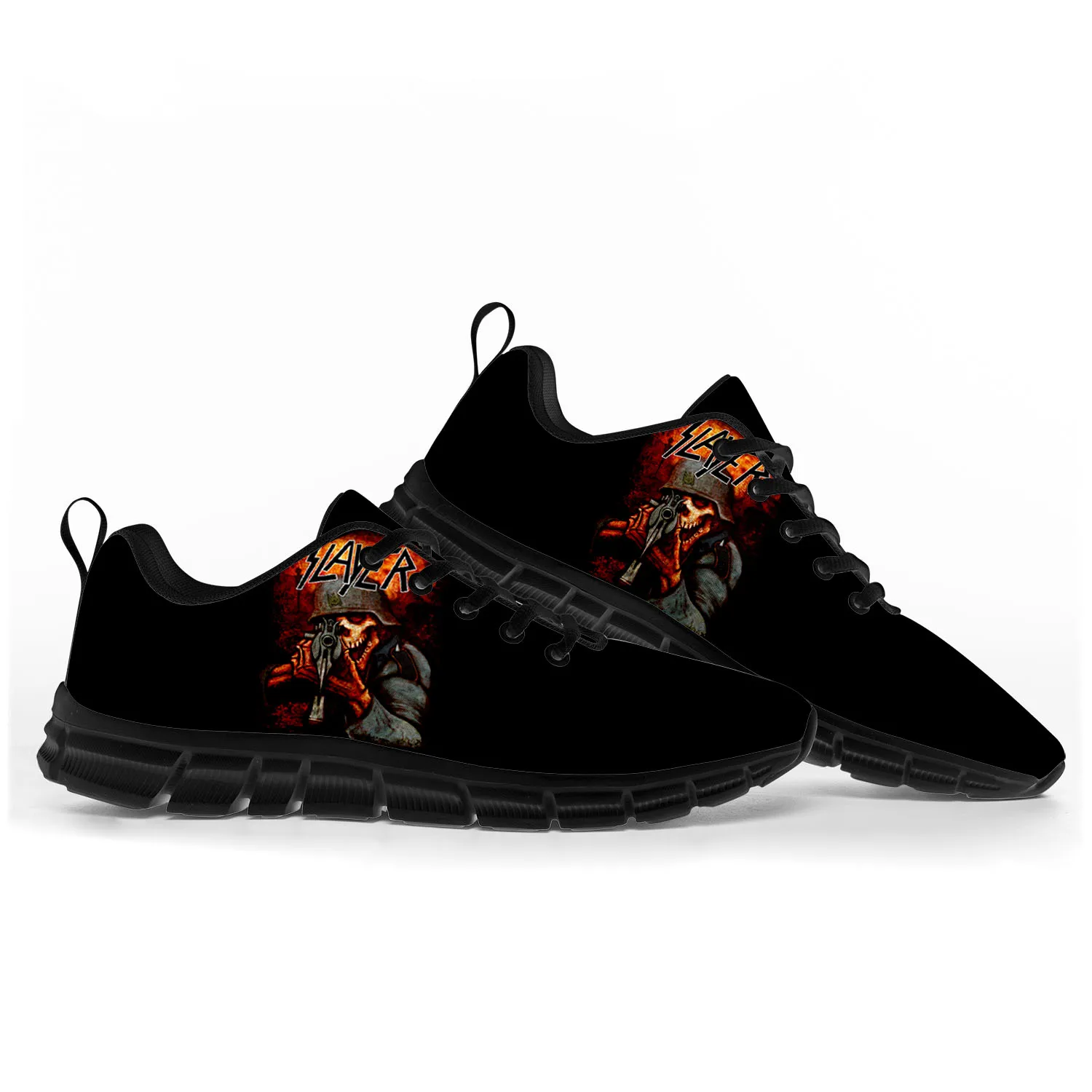 Korn Rock Band Zapatos deportivos para hombre, mujer, adolescente, zapatillas con estampado 3D, zapatos casuales personalizados de alta calidad para parejas, color negro