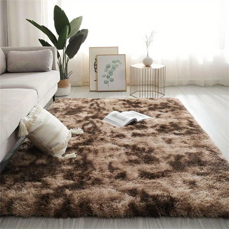 

Bedroom Living Room Carpet, Upgraded Non-Slip Durable Fluffy Plush Carpet, Soft Long Plush Fluffy Bedside Carpet, Indoor Carpet,