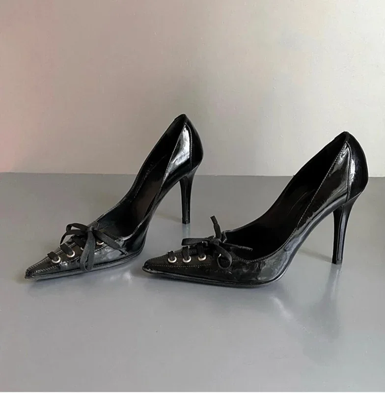 matten-leather-buckle-belt-high-heel-pumps-sexy-poionted-teo-solid-new-arrivals-fashion-women-shoes