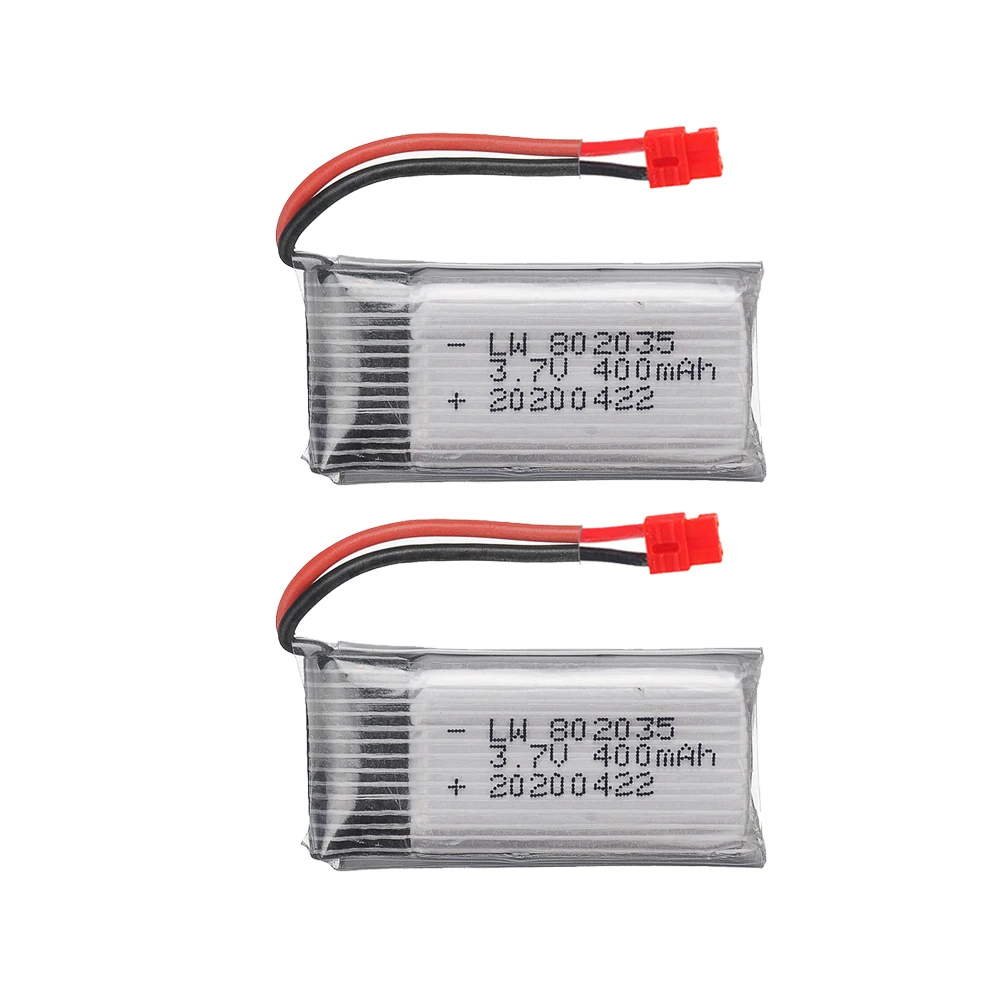 3.7V 400Mah Lipo Pin + Bộ Sạc Dành Cho SYMA X15 X5A-1 X15C X15W RC Drone Trực Thăng Phụ Tùng 3.7V Pin Sạc 802035