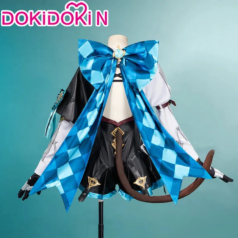 IN STOCK /Lynette Game Genshin Impact【XS-3XL】DokiDoki-N Lyney Cosplay Lyneytte Costume Plus Size Halloweena;2'k,8;c'