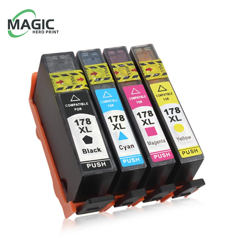 Compatible Ink Cartridge For HP 178 178XL For HP B109 B110 B210 C309 C310 C410 D5463 D5460 D5468 printers For HP178 XL 178XL