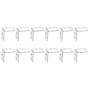 12pçs l -falls geschnittene Eckklammern, Metall -Eckhalterung, Schubladenregal, Wandhalterung, rechtwinklige Fixierung, Eckstütze, Möbelhardware Hauptverkäufe Canto - №8