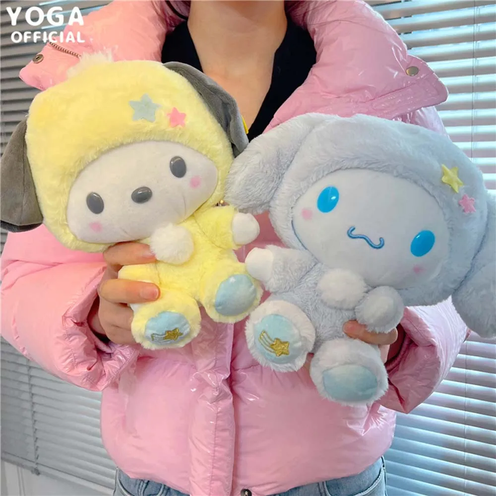 20CM Sanrio Cartoon Kawali Kuromi Olá Kitty Minha Melody Cinnamoroll Travesseiro Brinquedos De Pelúcia Soft Stuffed Dolls para Crianças Presentes de