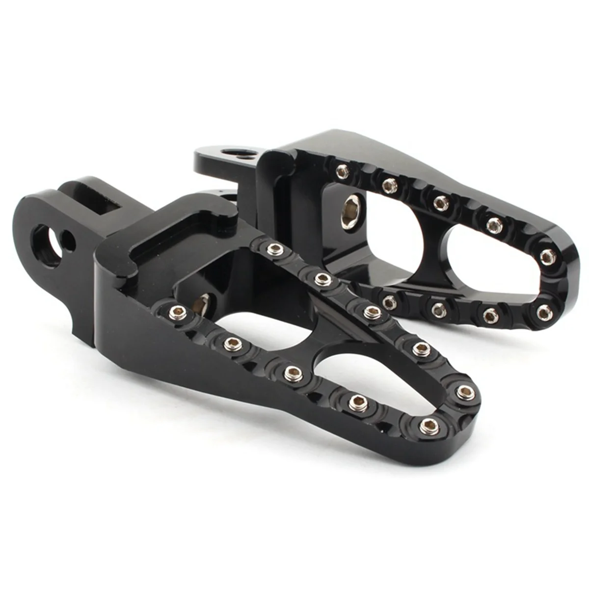 

Motorcycle Rear FootRest Footpegs Foot Pegs Pedals for Triumph 01-15 Bonneville T100 T900 04-15 Trunxon 1200