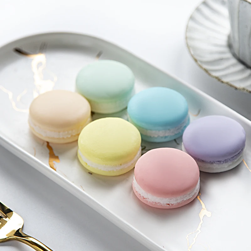 3D Macaron Shape DIY Soap Grade Silicone Chocolate Mold Fondant Candy Soap Polymer Clay Crafting Mould Decorating Baking Tool 1X