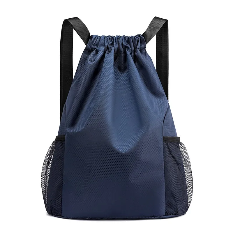Simple Drawstring Sports Backpack Large Capacity Fitness Travel Bag Unisex 2026 New Style Outdoor Functionality Soft Handle