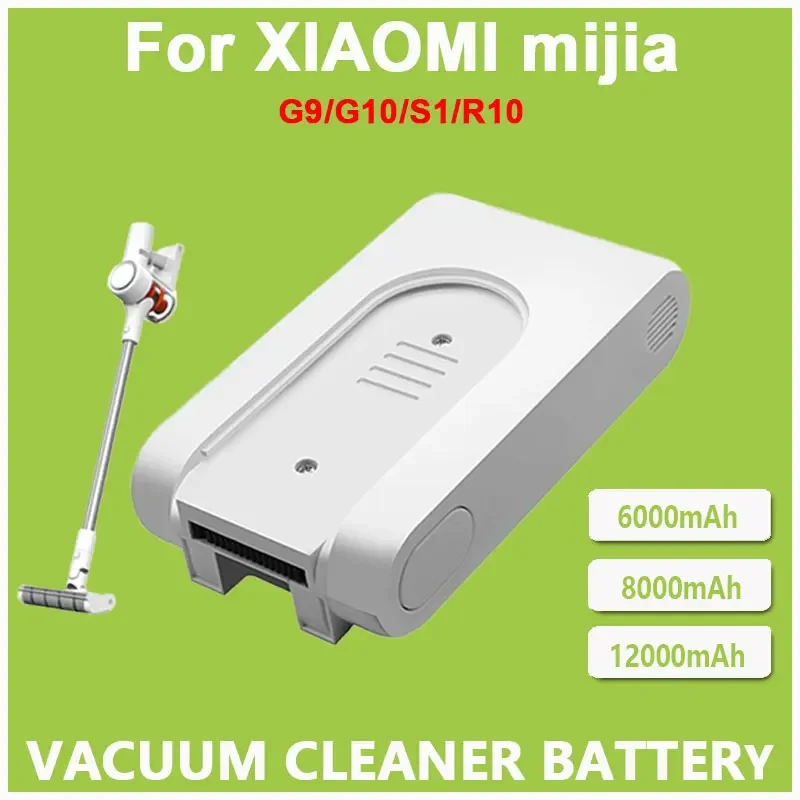 Original 25.2V 5000mAh Rechargeable Lithium-Ion Battery Pack for Xiaomi Mijia Dreame G9 G10 Wireless Vacuum Cleaner 18650