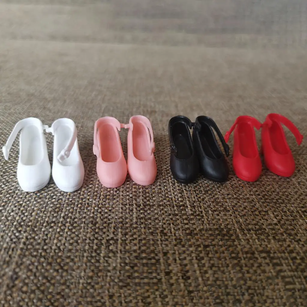 

Plastic 1/6 Girl Doll Shoes for Licca/Momoko/Azone Dress up Outfits Accs