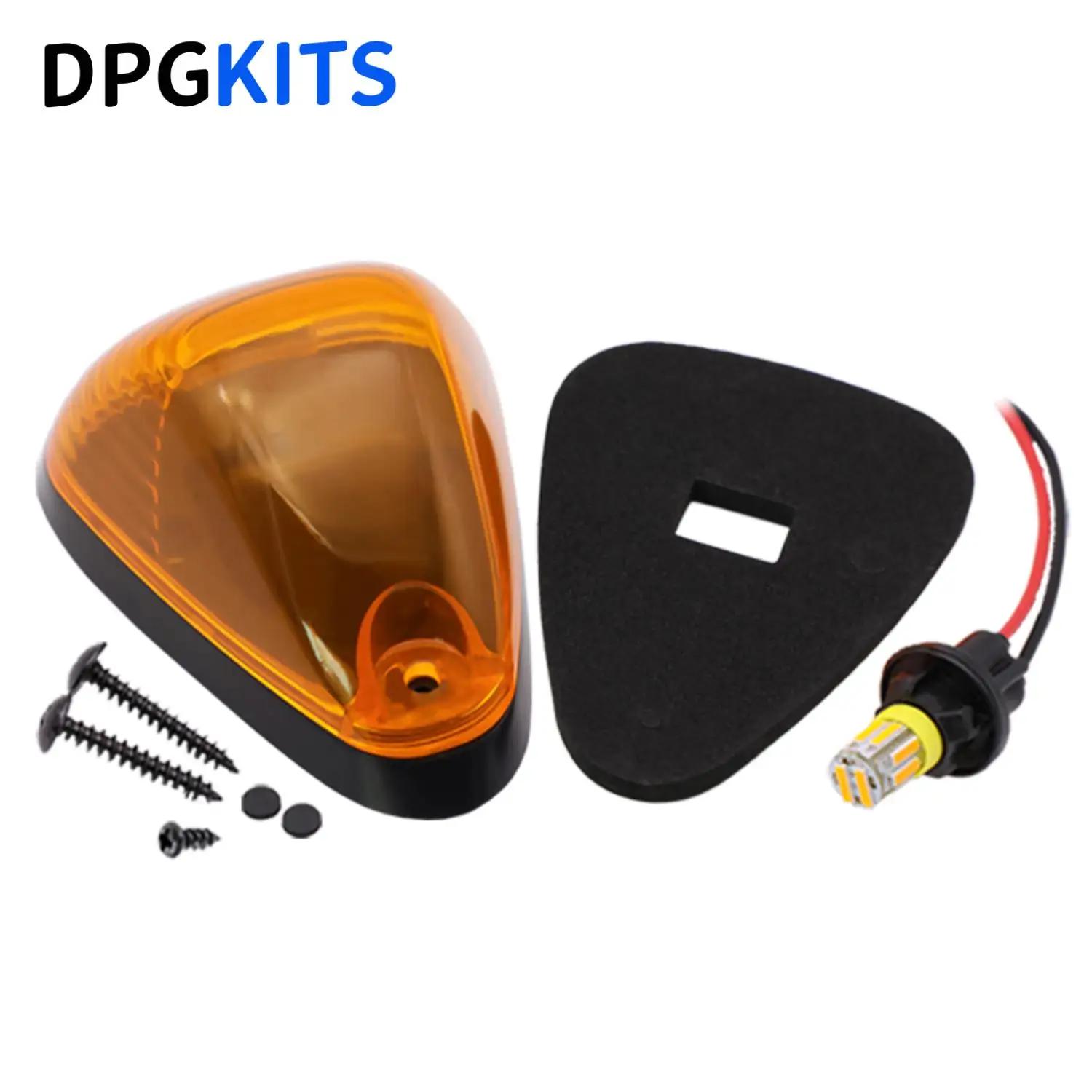 

5pcs Amber LED Cab Roof Marker Lights Kit For 99-16 Ford E150 E250 E350 E450 F250 F350 F450 F450 F550 F650 F750 Super Duty