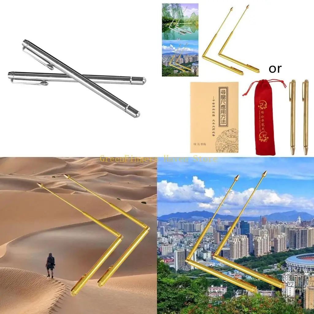 

F68D Durable Metal Rods Flexible Detector Used for Ghost Great Gift for Friends Interested in the Paranormal World