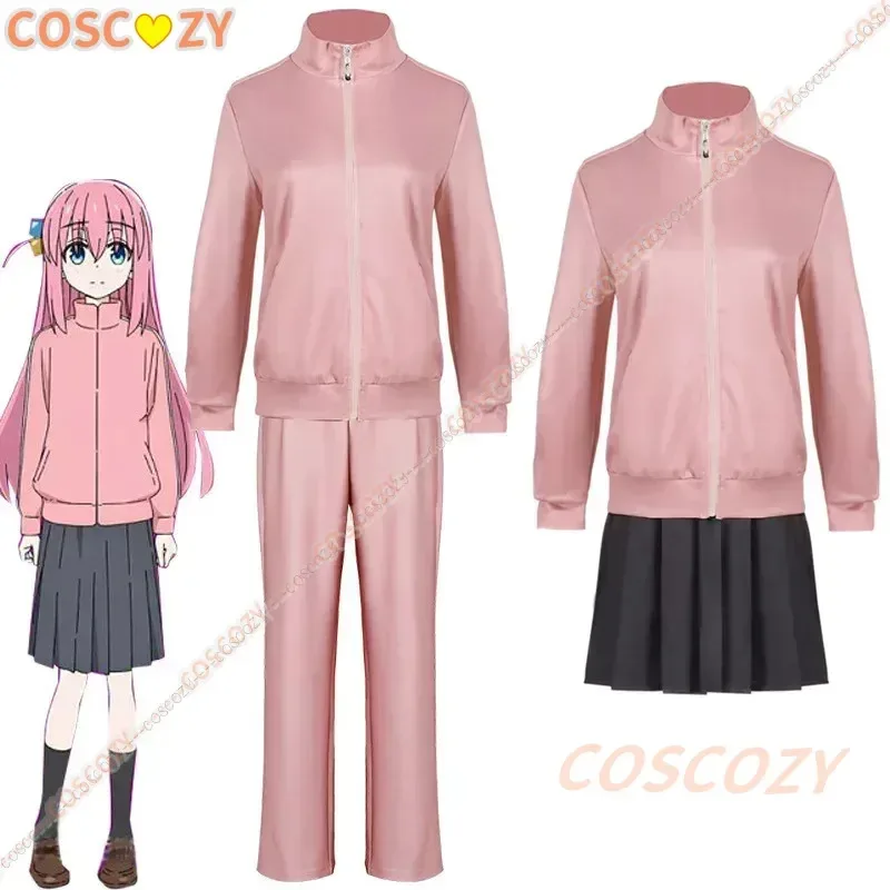 2025 yiyi أزياء أنيمي Bocchi The Rock التأثيرية Hitori Nijika Ijichi Ryo Yamada Ikuyo Kita فستان لعب الأدوار JK موحد واي