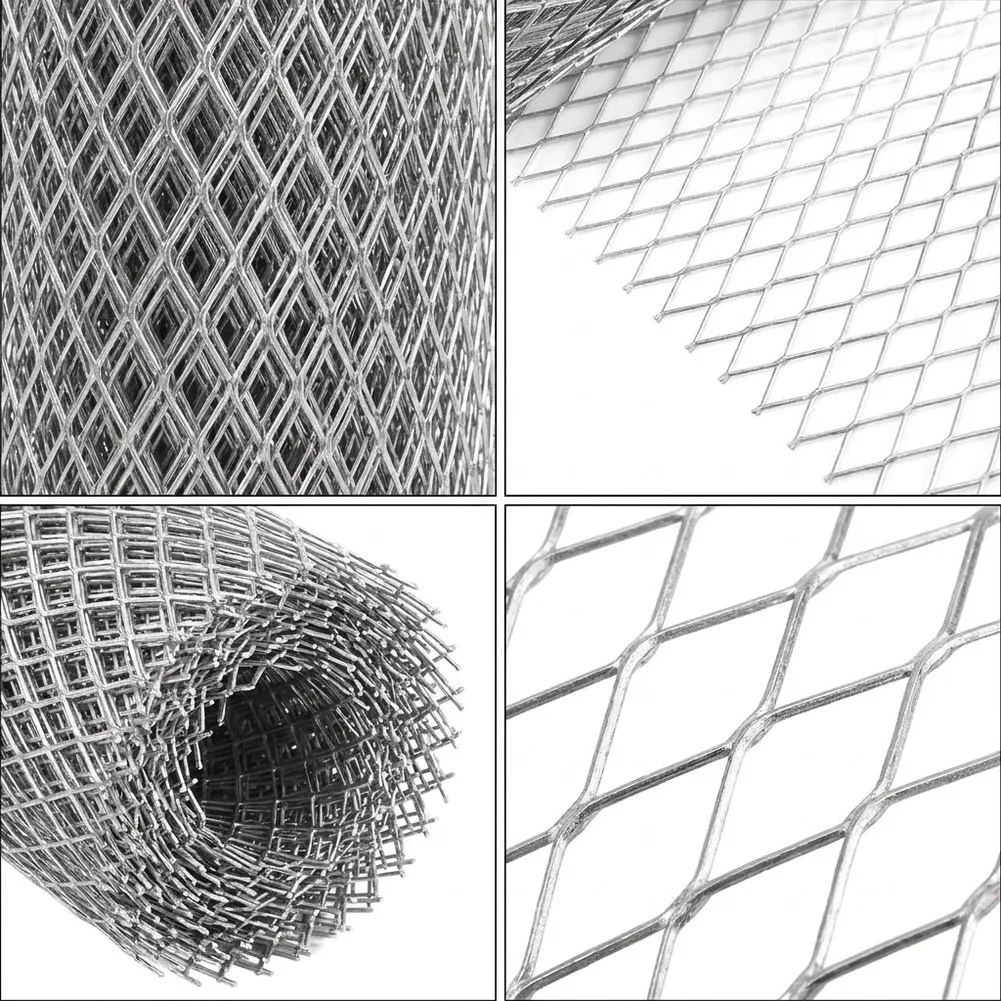 Gutter Leaf Filter Aluminum Construction for Residential Drainage Channel Installation 12.7x600cm Silver Metallic