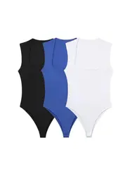 Body Skinny TRAF dla kobiet, seksowna moda, kwadratowy dekolt, bez rękawów, zapinane na zatrzaski, kombinezony damskie, Mujer