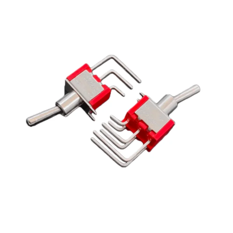 6MM toggle switch, bent-pin toggle, side-bent/straight-bent toggle switch, toggle switch MTS-102C4/C3