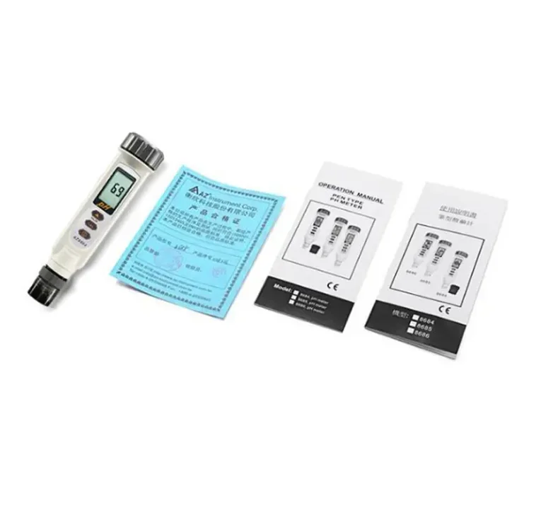 AZ8686 Waterproof Laboratory PH Meter Portable PH Pen Water Quality Tester Monitor Aquarium Industrial High Precision 0.05