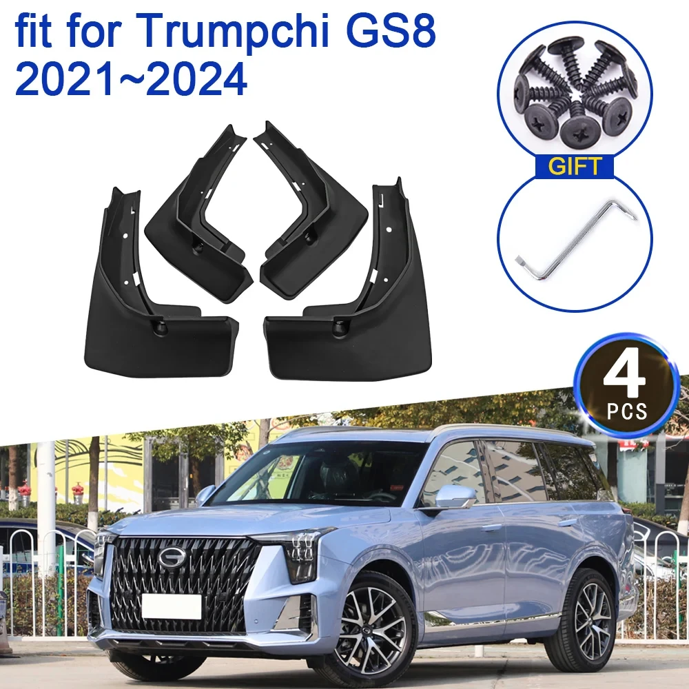 

For Trumpchi GS8 II 2021 2022 2023 2024 Accessories Mudflap Car Front Wheel Mudguard Splash Auto Front Mud Guard MudFlaps Parts