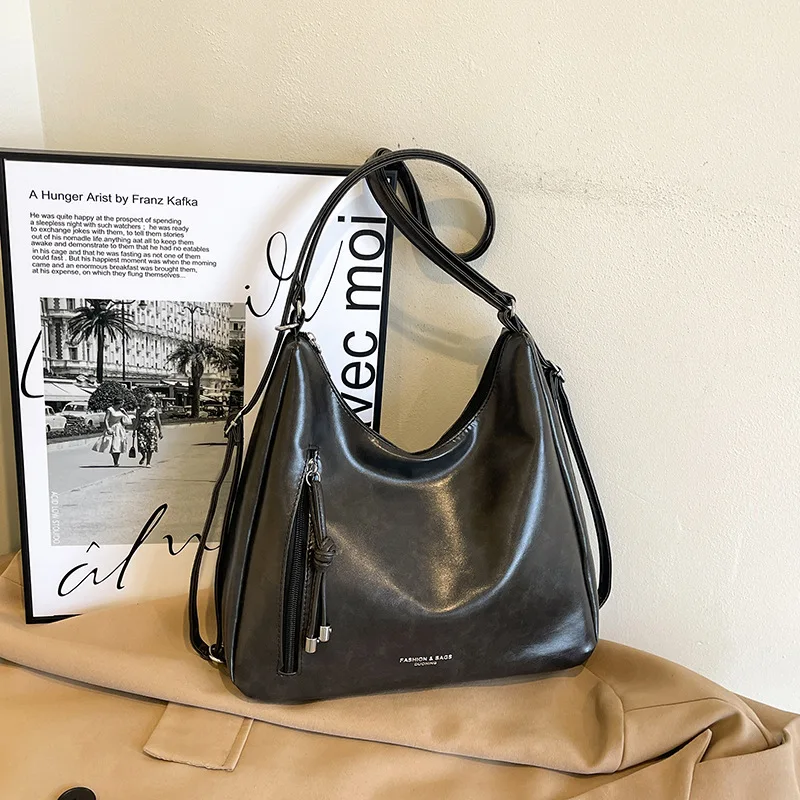 

Faionable большая сумка-тоут на одно плечо, корейская сумка в стиле ретро, повседневная сумка через плечо для студентов и женщин