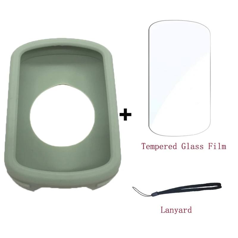 Funda Garmin Edge 540 840 con película de vidrio templado nueva funda de silicona y Protector de pantalla para ordenador GPS Garmin Edge 540 Edge 840