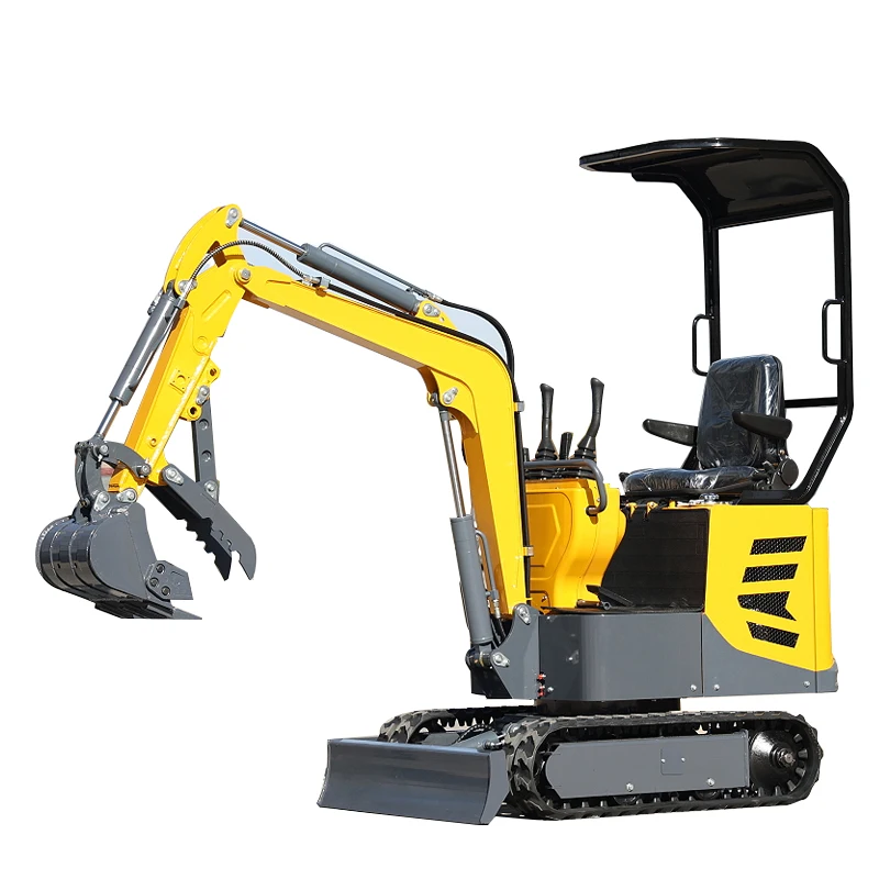 New Mini 1 Ton 1.8 Ton China Household Crawler Hydraulic Micro Track Digger Machine CE Small Home Excavator Low Price for Sale