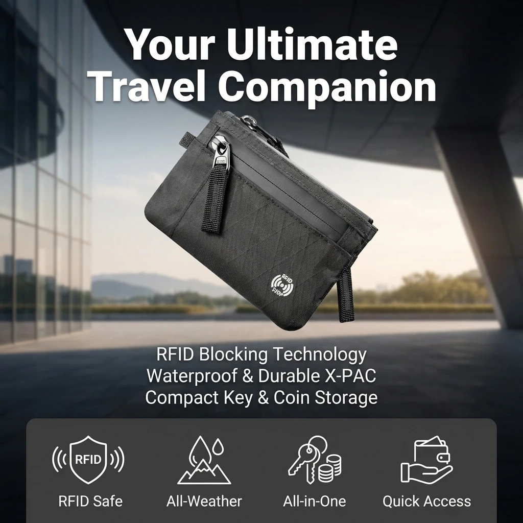 Edc Carry Coins - EDC Rfid Anti-Theft Ultra-Thin Wallet Unisex