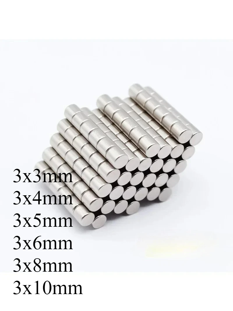 N52 3x5 3x2 3x6 3x8 3x10 3x3 3x4  Magnet Whole Magnets Magnetic Fridge motor gegerator Aimant Dropshipping Customised Diy Fridge