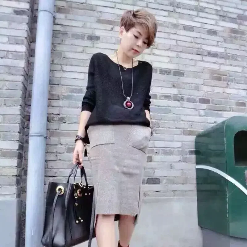 Ocean Red White Pearl Ball Pendant Long Circles Simulated Women Black Chain Necklace Fashion Jewelry Accessories