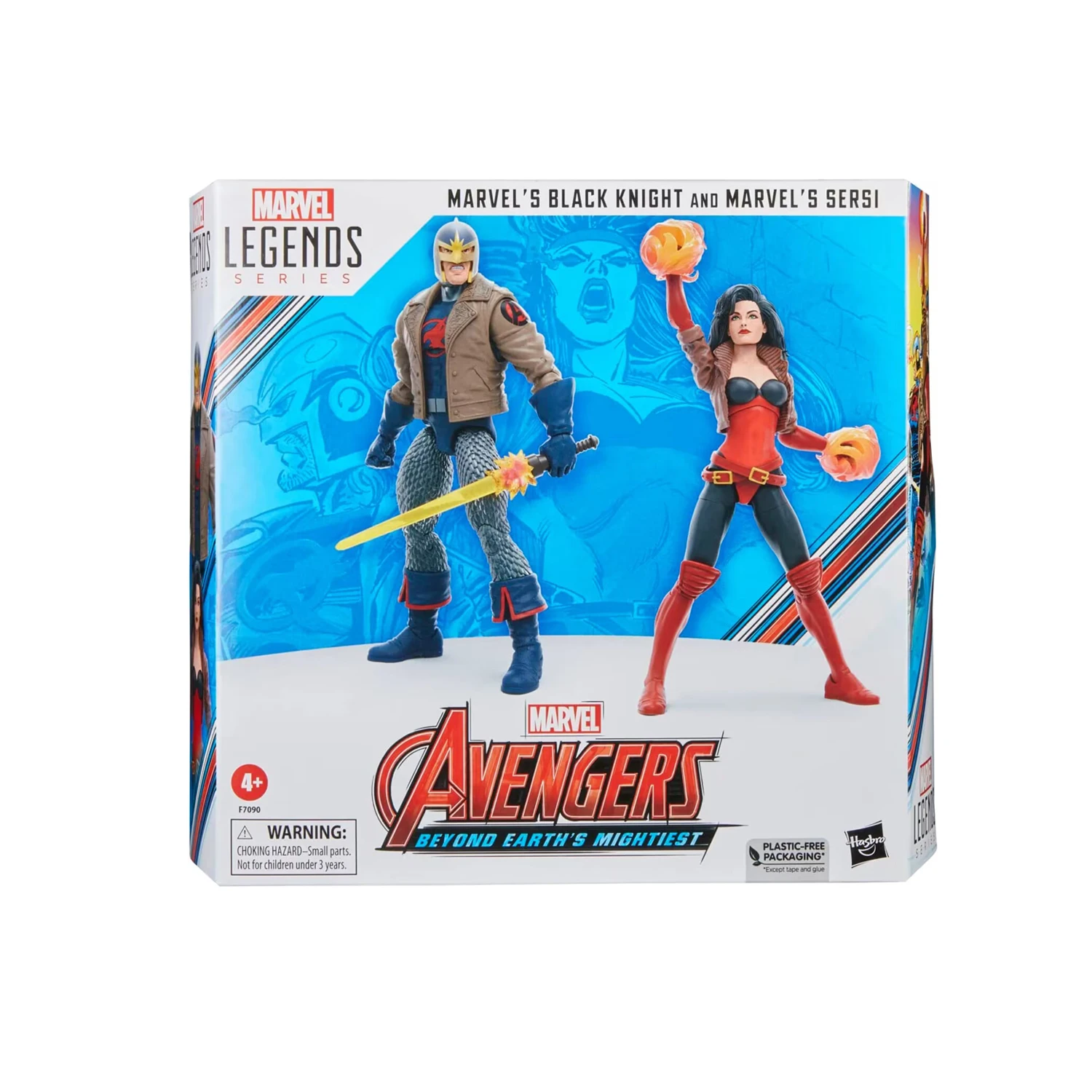 

Экшн-фигурка Marvel Legends черный рыцарь и Серси Мстители 60-й годовщины за пределами самой мощной земли, 2 шт. в упаковке, 6 дюймов