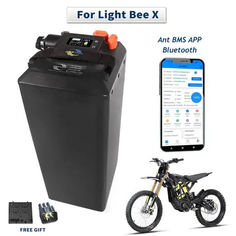 60V72V Battery for Surron Light Bee X Rebulit Battery Large Capacity Direct Replacement Electric Bike for SURRON Motorcycle Part