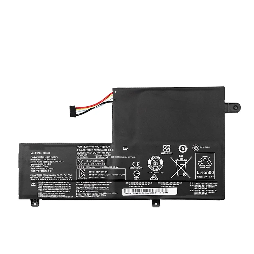 

11,1 В, 4050 мАч, 45 Втч, L14L3P21/L14M3P21, внутренняя батарея для ноутбука Lenovo Flex 3 14 15 1435/1470/1480/1570/1580