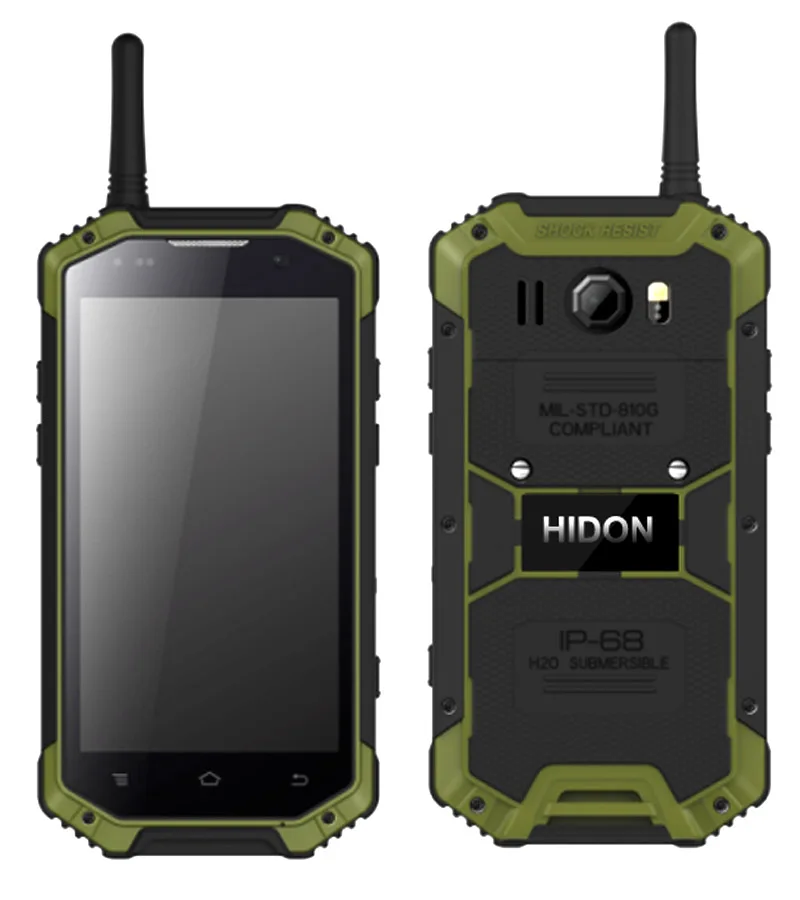 Cheapest 4.7 Inch  MT6737V Quad-core Mobile Terminal Android IP68 Rugged Phones 4G DMR WaikieTalkie Smartphones with NFC