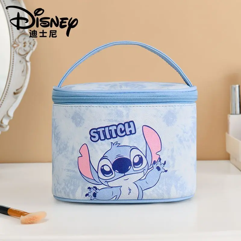 

Disney Cartoon Stitch Waterproof Storage Makeup Bag for Women, Fashionable Large Capacity Travel Washroom Handbag