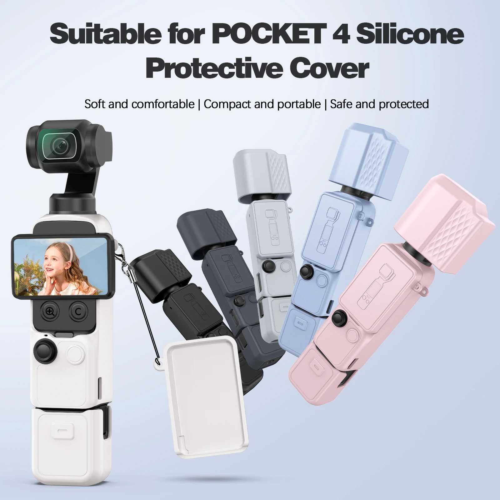 �y�Z�[�����zDJI Osmo Pocket 4 �p�V���R���J�o�[ �\�t�g�ŏ_��ȕی샌���Y�X���[�u �|�P�b�g 4 �A�N�Z�T���[�p���h�~�V�F���X�L��