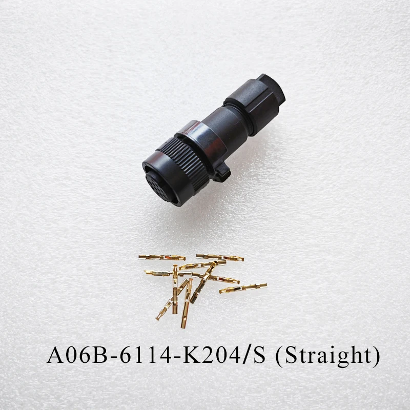 A06B-6114-K204/S (Straight) /E(Elbow) A63L-0001-0923 Encoder Connector For Fanuc Servo Motor