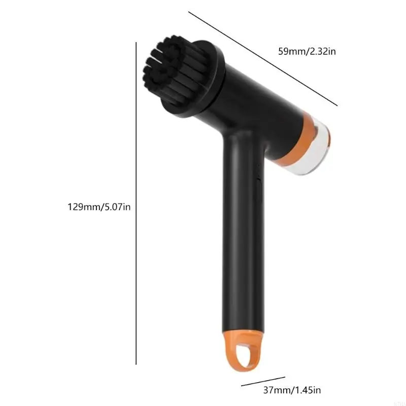 Rechargeable Electric Cleaning Brushes 5 Multiple Surfaces Brushes Head Wireless Scrubbers For Bathtubs Window Dish Floor 87HA